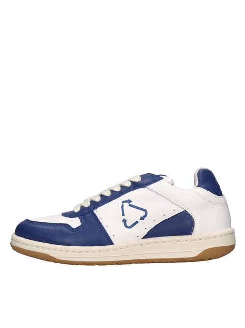 Sneakers in pelle ed ecopelle PAP | PAPD002 032BIANCO-BLU